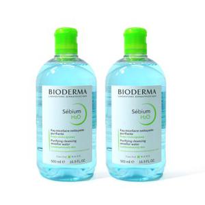 [국내배송] 바이오더마 세비엄  H2O 클렌징 워터 500ml x 2개입