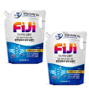 피지 디나자임 딥클린 실내건조 액체세제 겸용 프레쉬2L 리필 2개