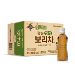 (광동 직영) 밀싹보리차 (무라벨) 330ml 20개입