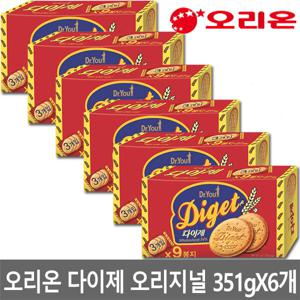 오리온 다이제 351gX6개