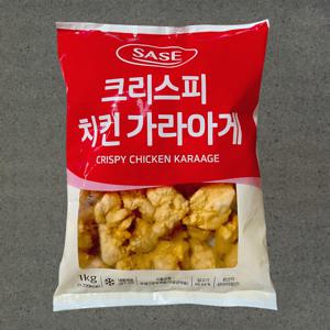 지케이푸드 G. 사세 크리스피 치킨가라게 1kg 가라아게 순살치킨