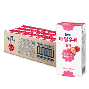 매일우유 딸기 멸균 200ml 24팩