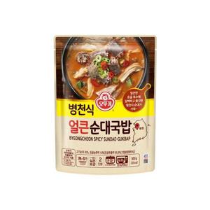 오뚜기 맛있는 병천식 얼큰순대국밥 500G 엄마손맛 자취 맛도리 간편식 즉석식품 편의점식