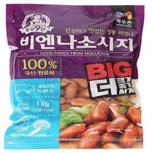 목우촌 주부9단 비엔나소시지 1KG 1개 (신선식품)