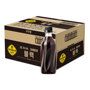 조지아 크래프트 블랙 무라벨 370ML X20 1박스