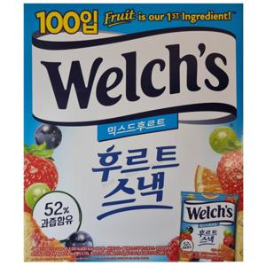 웰치스 믹스드 후르츠 젤리 100봉  2.5kg| Fruit Snack