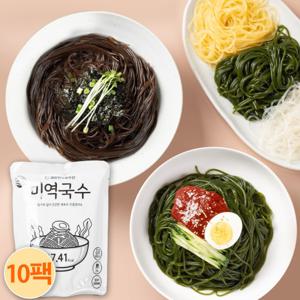 저칼로리 식단 해초 국수 미역 국수 300g(면류:180g) X 10팩 묶음