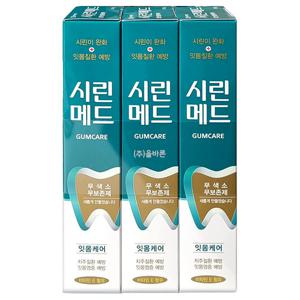 부광약품 시린메드 검케어 치약 100g x3개 / 잇몸케어 시린이치약