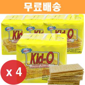 무료배송 키드오 크리미 버터향 크래커 120g x 4팩