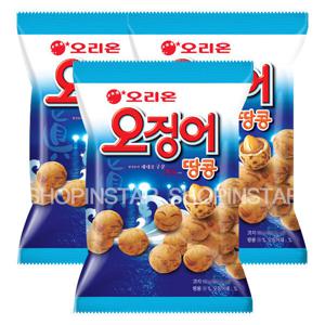 오리온 오징어땅콩 98g 맥주안주 과자 3개