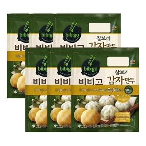 비비고 찰보리 감자 만두 400g x6개