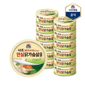 사조 리얼 닭가슴살 135g X 12캔