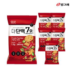 빙그레 더단백 매콤살사맛 단백질 팝칩 6개입