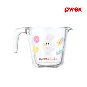 파이렉스 노티드 유리 계량컵 비커 500ml