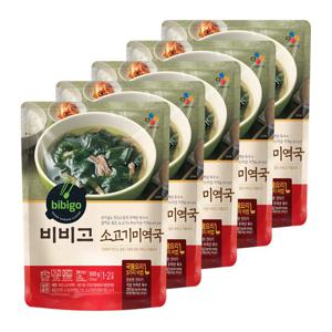 비비고 소고기미역국 500g x5봉