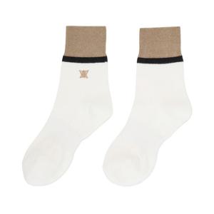 [어뉴골프] 여성 (W) BIG COLOR BLOCK SOCKS_OW