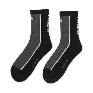 [어뉴골프] 남성 (M) LINE SOCKS_BK