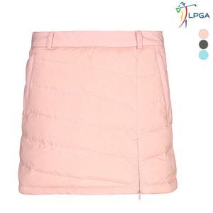 [LPGA골프웨어] 여성 배색디테일 구스다운 큐롯(L194CU860P)