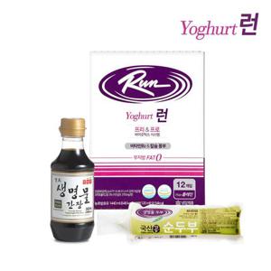 [신앙촌]요구르트런 행복1호(런12병+국산순두부1모+생간장360mL)