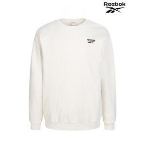 [리복]Reebok 남성 클래식 CL PVT SWT 크루 맨투맨 화이트 RETS1F431WT