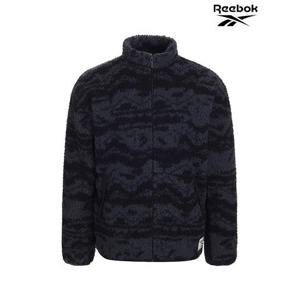 [리복]Reebok 남성 블랙 플리스 자켓 CL GP WE FLEECE AOP TT REJU1F363BK