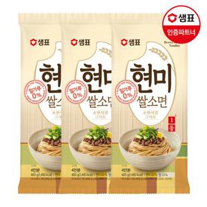 샘표 현미쌀소면 400g x 3개