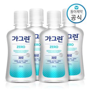 가그린 제로 여행용 가글 100ml 4개 구강청결제