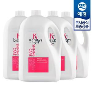 [애경]케라시스 샤이닝 데미지 린스 4L x4개