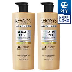 [애경] 케라시스 케라틴 본드 샴푸/트리트먼트 750ml x2개