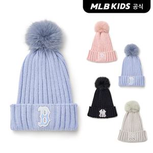 (MLB키즈공식)24FW 젤리 걸즈 메탈 폼폼 비니 (4color)7FBNB2046