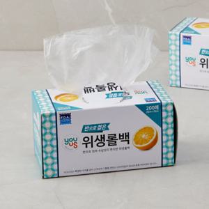 [유어스] 위생롤백 25cm x 35cm 200매