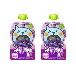 (본사직영) 쿠우젤리 포도 130ml 30입