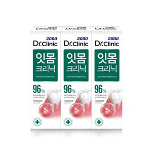 2080 닥터크리닉 잇몸 치약 120g x 3입