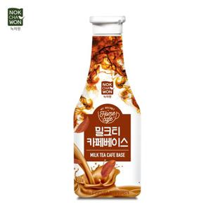 [녹차원] 밀크티 카페베이스(밀크티시럽) 450g