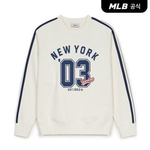 [MLB] 스포티브 바시티 오버핏 트랙 맨투맨 NY (Cream)