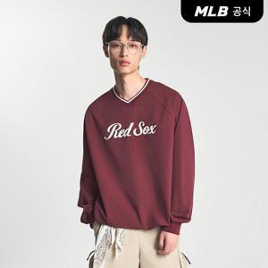 [MLB] 스포티브 바시티 오버핏 우븐 맨투맨 BOS (Burgundy)