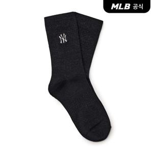 [MLB] 바시티 프리미엄 메탈사 양말 NY (Black)