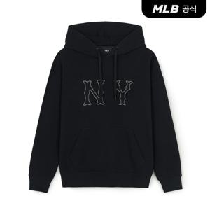 [MLB] 쿠퍼스 빅로고 메가 오버핏 후드티 NY (Black)