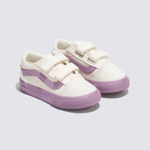 반스 VN0009RCD45 VANS 토들러 Old Skool 올드스쿨 V 아동 키즈 스니커즈 캔버스화 키즈 신학기 유아동