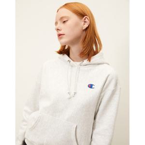 [챔피온]Champion 여성 12oz. Reverse Weave  기모 후드 스웨트셔츠 그레이 CKTS2F563G2