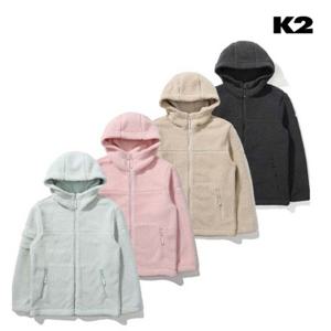 K2 양말증정 남성 여성 공용 간절기 가을 플리스 후드 자켓 KUU22187GR