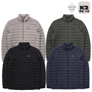 K2 양말증정 남성 가을 겨울 간절기 경량 거위털 구스 슬림다운 KMU23587GR