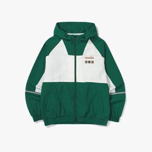 [공식스토어] 아티산 컬러블럭 자켓 DARK GREEN