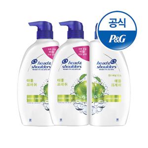 헤드앤숄더 애플프래쉬 샴푸 850ml 2개 + 린스 850ml 1개