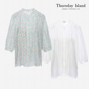 [Thursday Island] 레이스 블라우스 (T224MBL304W)