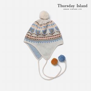 [Thursday Island] 미수아바흐브 콜라보귀도리 폼폼 모자(T228MC