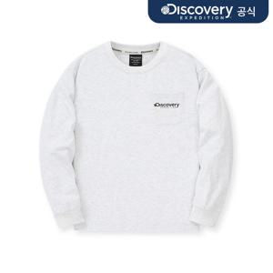 디스커버리키즈 키즈 스몰로고 긴팔티셔츠 (M/GREY) DKRL11044-MGL