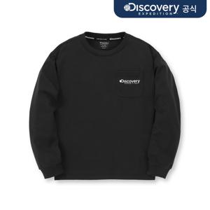 디스커버리키즈 키즈 스몰로고 긴팔티셔츠 (BLACK) DKRL11044-BKS