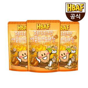 [바프] 체다치즈맛 아몬드 앤 프레첼 170g 3봉 세트