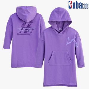 [NBA KIDS] LAL 여아 후드원피스 (K213TO620P)